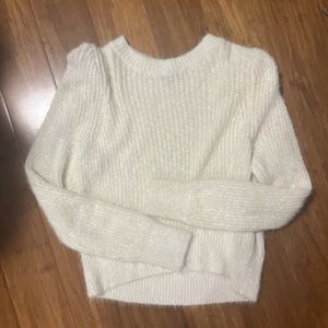 Express puffed shoulder sweater